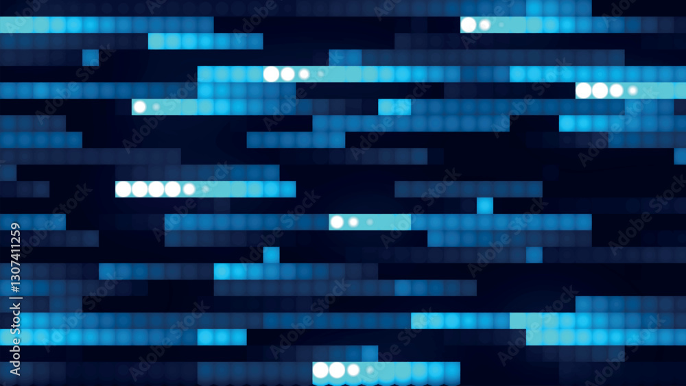Poster abstract horizontal glowing color lines. multicolored horizontal linear background. abstract gradien