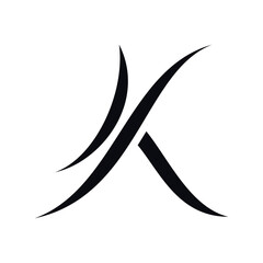 Elegant K Logo Design – Minimalist & Stylish Vector, A sleek and modern K logo with a dynamic, flowing style. Perfect for luxury brands, fashion, tech startups, or creative businesses