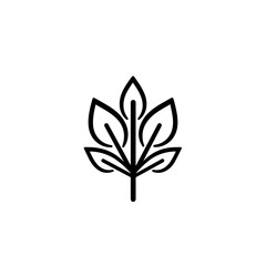 growth seeds vector logo design