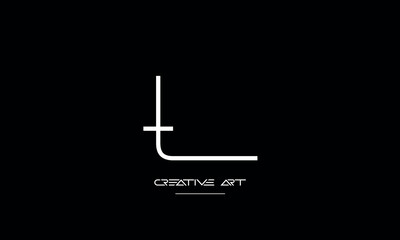 LT, TL, L, T abstract letters logo monogram