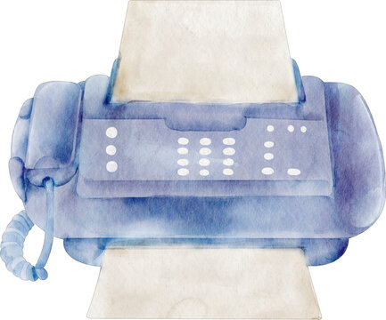recommend clip art: watercolor office supplies