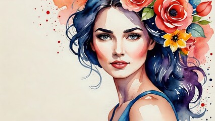 Woman's Day with a vibrant poster design! Perfect for campaigns, social media, or events honoring women's strength, empowerment, and achievements