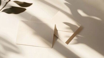 Mockup of a thank-you card.