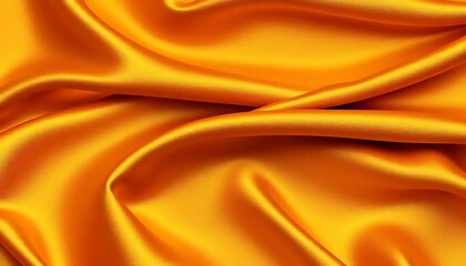 Obraz premium Elegant golden satin fabric with soft and fluid texture background