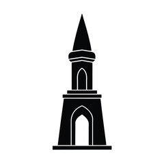 church tower vector illustration