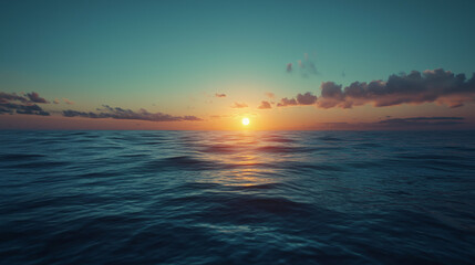 Obraz premium sunset over the sea