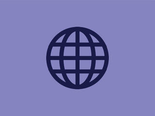 globe icon vector illustration