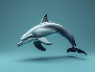Fototapeta premium dolphin isolated