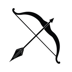 bow and arrow vector illustration