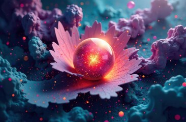 Abstract depiction of mental health: a kaleidoscope of geometric shapes, some sharp and fragmented, others smooth and flowing.