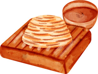 watercolor soba