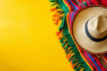 Mexican Independence. Cinco de mayo Concept. Cinco de mayo Animal. Isolated solid color background. Cinco de mayo Theme.