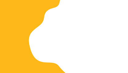 Minimalist Commercial Yellow Fluid Wavy Abstract Background