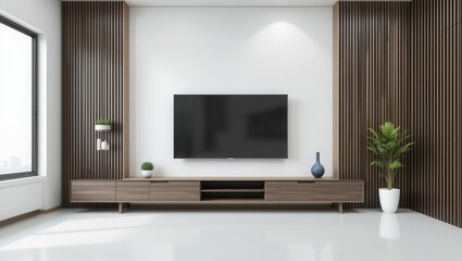 Modern Living Room with TV (21)