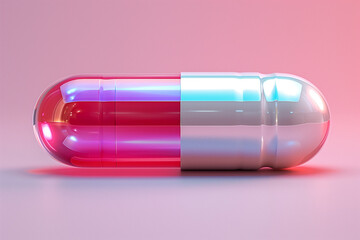 Various Medications and Pills on a Pastel Background, Pharmaceutical Drugs, Healthcare Concept  

