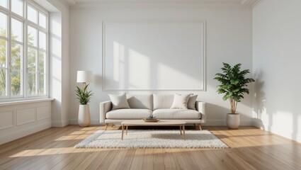 Bright Living Room Interior Design