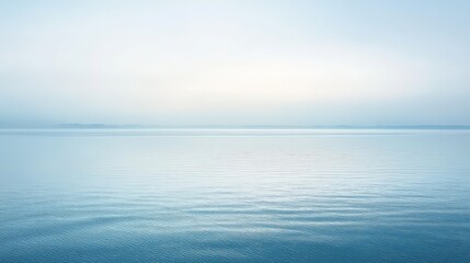 Obraz premium Soft Blue Gradient Background with Morning Sunlight