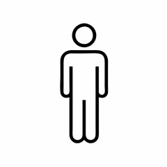 Simple Male Figure Illustration