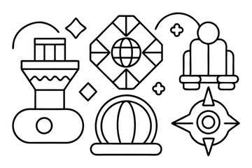 Abstract Miscellaneous Icon Collection for Web and App Design

