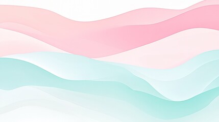 Fototapeta premium Abstract layered design showing gentle flowing curves of color