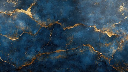 Deep Blue Marble Texture Background