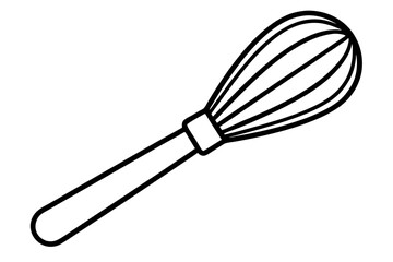 Pastry Brush Line Art – Elegant Vector for Baking and Culinary Designs

