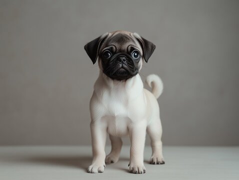 pug dog portrait