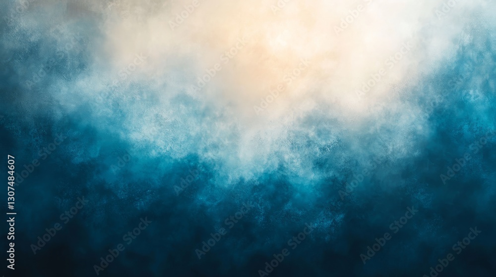 Poster abstract background showing light transitioning into different shades of blue