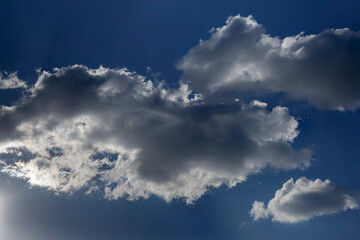 Clouds in a blue sky