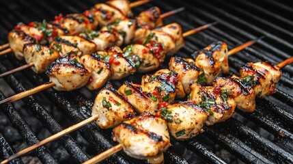 Delicious Thai Chicken Skewers Recipe for BBQ Enthusiasts