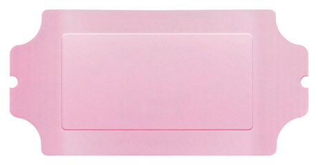 PNG Pink ticket isolated white background