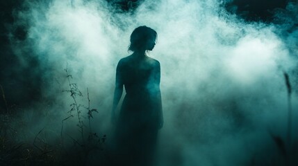 Obraz premium Ethereal Silhouette Creation for Designers