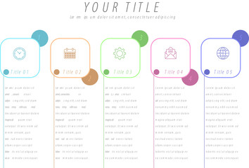 infographic template data info flowchart