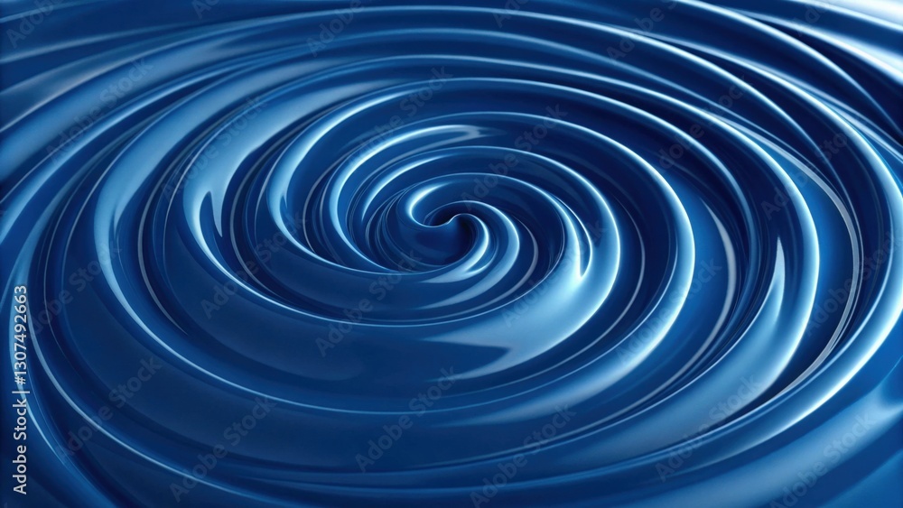 Poster abstract blue swirl, perfect for backgrounds or design elements. the spiral is made of repeating, sm