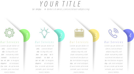 infographic template data info flowchart