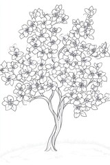 Blooming Tree Drawing (1)