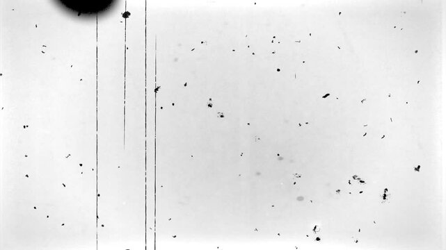 Overlay texture black and white with dust and scratches of vintage retro film