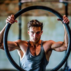 Fototapeta premium Zym Eliment Image Background