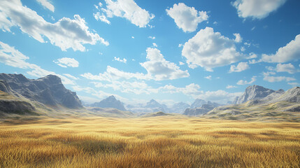Obraz premium mountain landscape in the summer