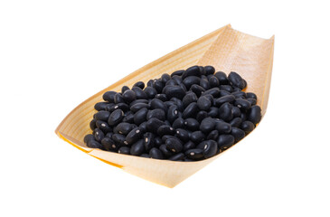 black beans isolated