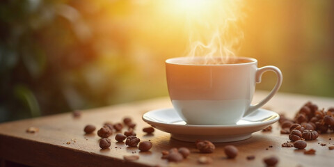 This bright Wednesday morning invites you to relax with a warm cup of coffee in a cozy setting