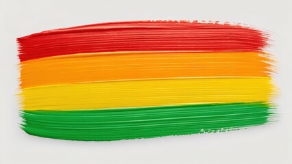 Red, orange, yellow and green paint strokes background