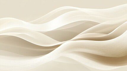 Obraz premium Abstract beige waves create an image with gentle motion