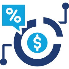 Sharpe Ratio mixed color icon