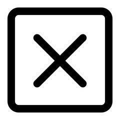 reject  icon for illustration