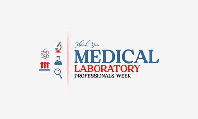 Medical Laboratory Professionals Week Happy holiday concept