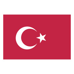 turkey flag vector image