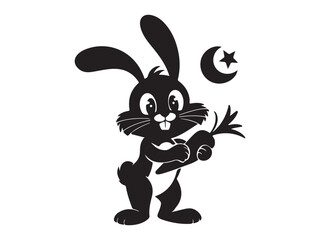  cute bunny with carrot