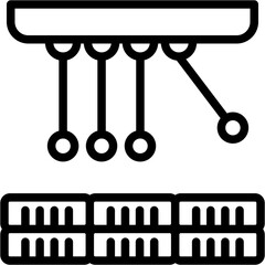 Momentum Investing line icon
