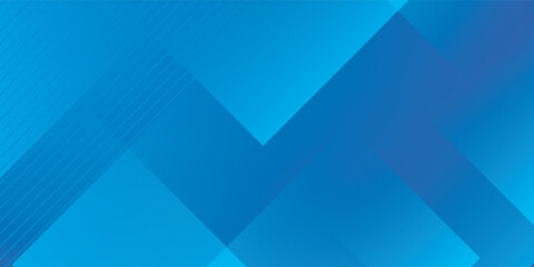 Abstract blue background with diagonal lines. Dynamic shapes composition. Vector illustration